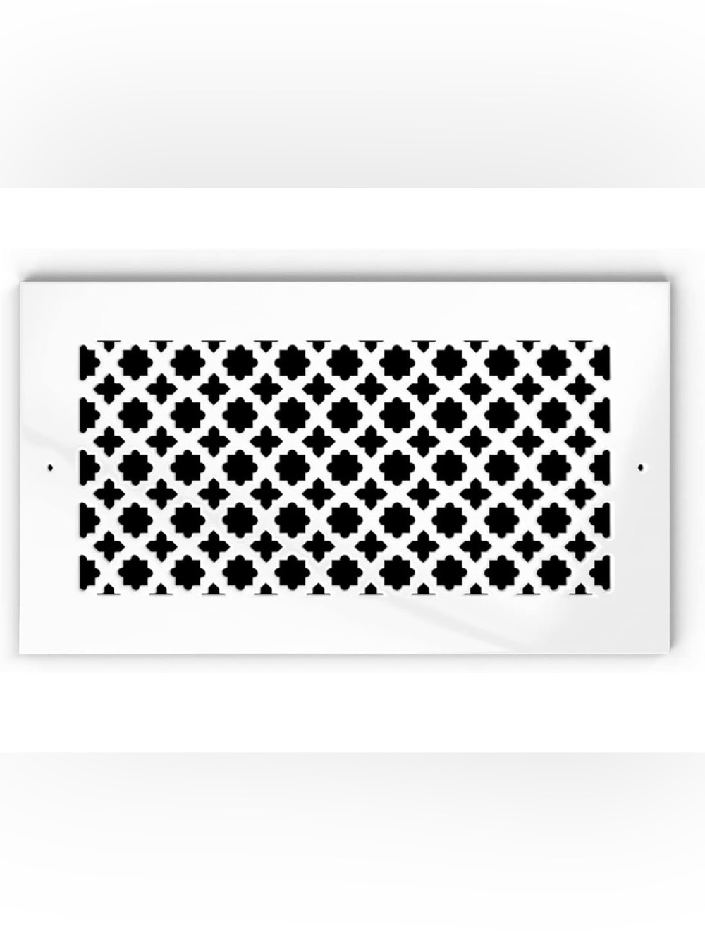Acrylic Plexiglass Air Vent Cover Grille - 6" x 14" Duct Opening, 8"x16" Overall